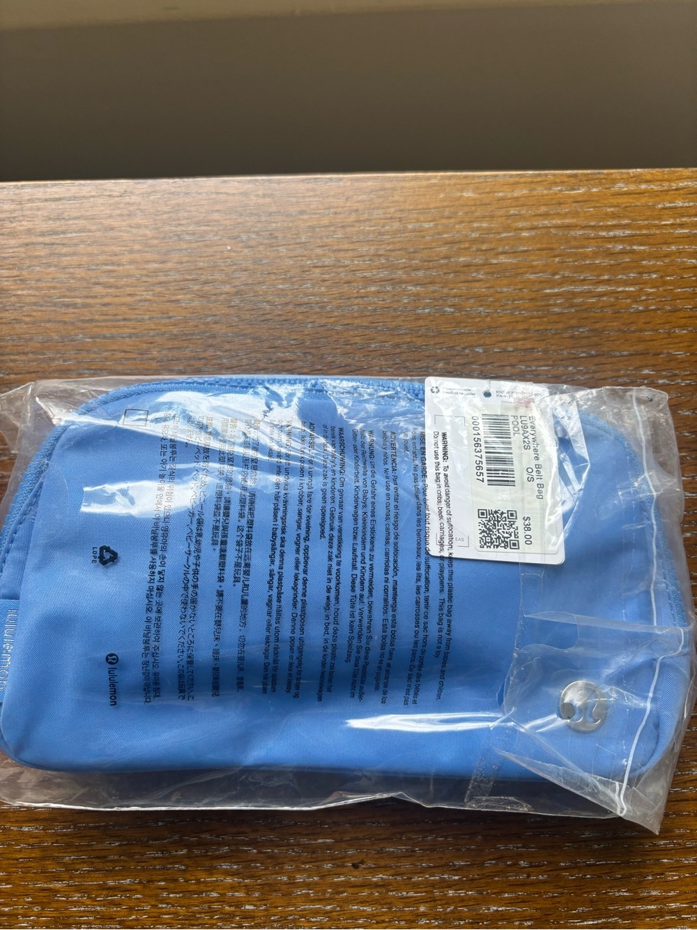 lululemon athletica Light Blue Crossbody Pouch